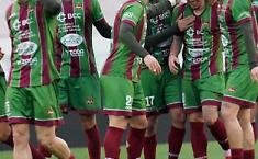 La gioia dopo il vantaggio verdeamaranto