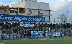 Striscione curva del Gela