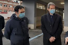 Palermo, sopralluogo all'ex Istituto Materno Infantile: diventer&agrave; ospedale Covid