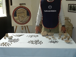 Recupero Beni archeologici, Cc riportano in chiese e musei 271 reperti