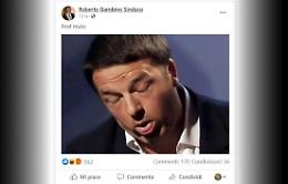 Polemica per il post del sindaco di Caltanissetta con la foto di Renzi