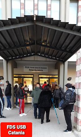 Poliambulatorio Librino (Ct), l'assembramento "necessario"