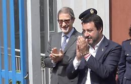 Salvini a Caltagirone per inaugurazione del nuovo commissariato di polizia