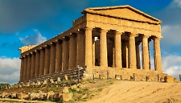 Le macchine edili usate per costruire i Templi di Agrigento in una mostra