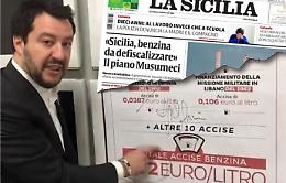 Caro carburanti in Sicilia: che fine hanno fatto le promesse di Salvini e Musumeci?