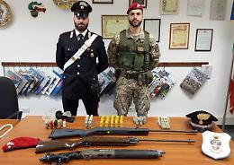 Scordia, deteneva munizioni e armi clandestine: in cella insospettabile