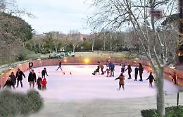 Catania, Natale sui pattini alla Villa Bellini tra luminarie e mercatini