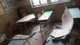 Bagheria, cede un controsoffitto della succursale della scuola Gramsci