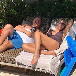 Amore o amicizia per la bella Sharon Stone con giornalista e attivista lucano?