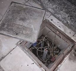 Catania, furto di cavi elettrici e la zona di viale Nitta resta al buio