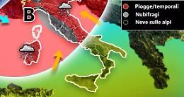 Meteo, vento, pioggia e grandinate: a Palermo scatta allerta gialla