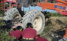 Trattore fuoristrada, muore operaio Forestale a Corelone