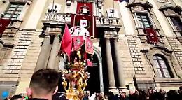 Sant'Agata, lo spettacolo della Carrozza del Senato