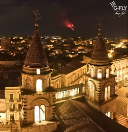 Gallery del 17&deg; parossismo dell'Etna