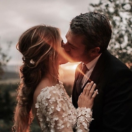 Luca Argentero e Cristina Marino sposi nel bosco