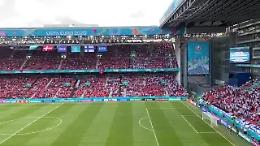 I finlandesi cantano "Christian" e i danesi rispondono "Eriksen"