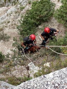 Giovane centauro fa un volo di 10 metri a Montepellegrino: ferito