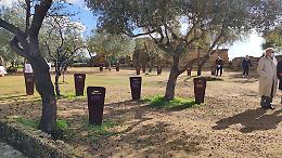 Stele per Rocco Chinnici nel giardino dei Giusti della Valle dei Templi di Agrigento