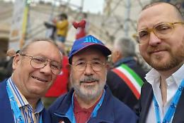 Rappresentanti della Uil agrigentina ad Assisi