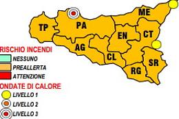 Meteo: allerta ondate di calore e incendi in Sicilia