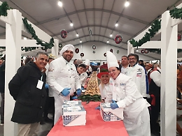 Ad Adrano la "scacciata" da record: oltre 17 metri a base di broccolo nero