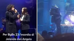 Renga canta «Angelo» con la figlia Jolanda: Ambra Angiolini registra il video e si commuove