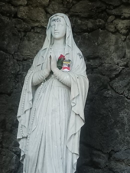 Catania: violata statua della Madonna