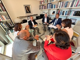 Fiumara d’Arte, Schifani incontra Presti: «Vogliamo tutelare e valorizzare le opere»