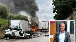 Capo d'Orlando, carambola tra camion e tre auto:  morto imprenditore, grave la moglie