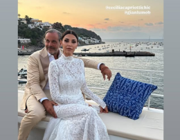 Cecilia Capriotti sposa di luglio a Panarea: il sì "Fino alla luna" ad un imprenditore siciliano