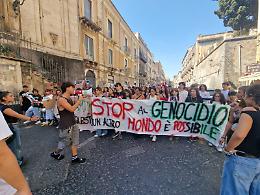 Anche la Sicilia scende in strada per il sostegno a Gaza: sciopero e cortei per fermare guerra e genocidio