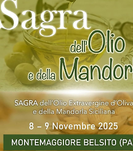 Ritorna la Sagra dell' Olio extravergine e della Mandorla: un evento unico a Montemaggiore Belsito
