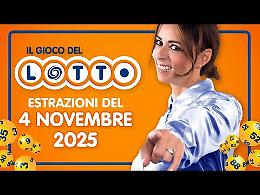 Lotto, 10eLotto e Superenalotto, le estrazioni e le quote del 4 novembre 2025
