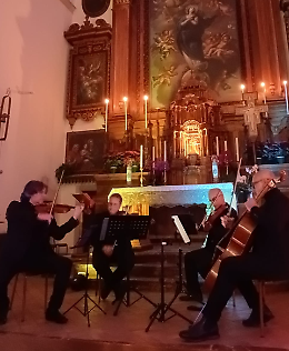 Concerto di apertura "La magia del Natale" a Piedimonte Etneo, affidato al Dionisio String Quartet
