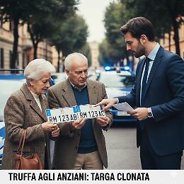 "Attenzione, la targa della sua auto &egrave; stata clonata!": come funziona l'ultima truffa ai danni degli anziani