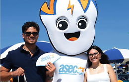 Sparky al Lido Roma di Catania: Asec Trade porta luce, gas e sorrisi in spiaggia