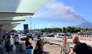Aeroporto di Catania eruzione Etna Cenere