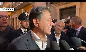 Giuseppe Conte a Niscemi: &laquo;Qui non c'&egrave; niente di abusivo, ho visto un deserto esistenziale&raquo;