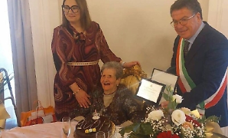 Festeggiata la quinta centenaria Benita