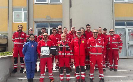Istruttori e nuovi volontari Croce Rossa