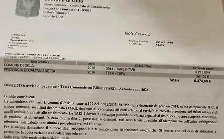 Gela, il Comune &egrave; in dissesto e invia cartelle Tari anche alle associazioni