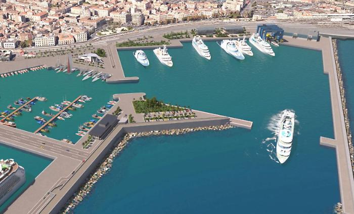 Rendering porto di Catania