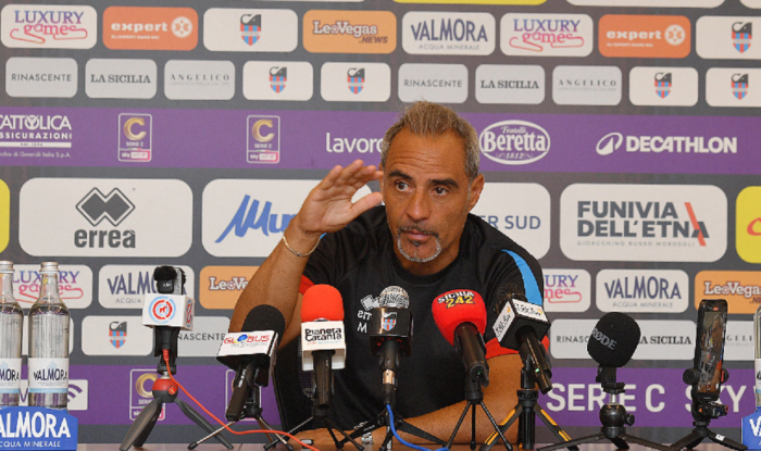 Il tecnico del Catania Calcio Mimmo Toscano