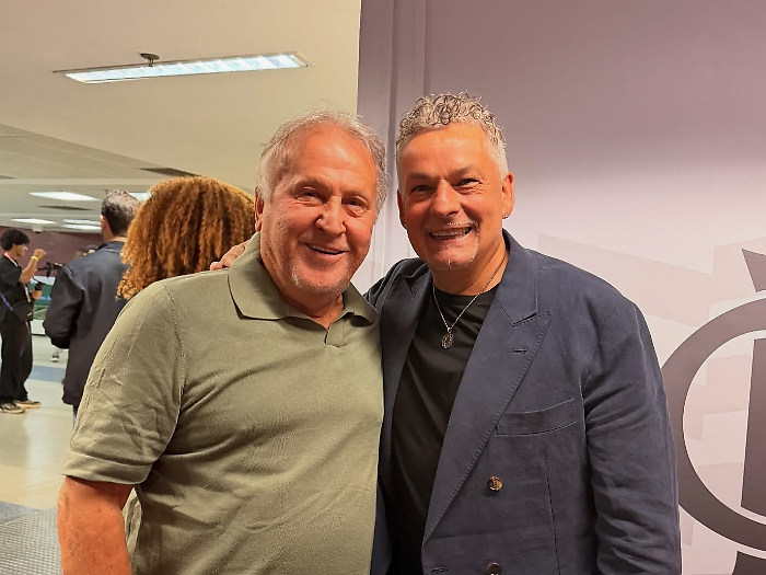 Roberto Baggio e Zico: l'incontro tra i due miti del calcio a Rio De Janeiro