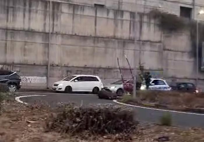 La foto dell'incidente (Sandro Gaglio credit) 