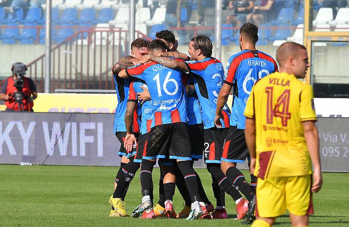 Esultanza del Catania calcio