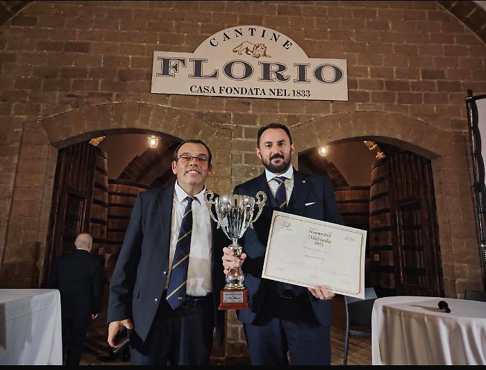 Ignazio Perez vince il primo concorso «Miglior sommelier del vino Marsala» alle Cantine Florio
