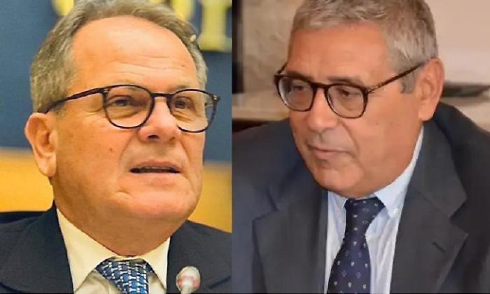 da sinistra Saverio Romano, Totò Cuffaro