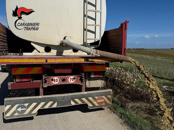 Sversamento illecito di acque di vegetazione: due denunce a Marsala