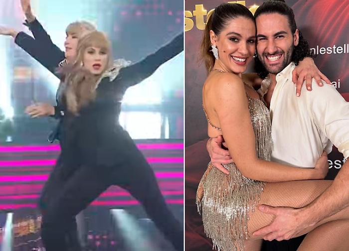 Giulia Vecchio sorprende a "Ballando con le Stelle": prima "doppia" Milly Carlucci e poi scende in pista per una Salsa